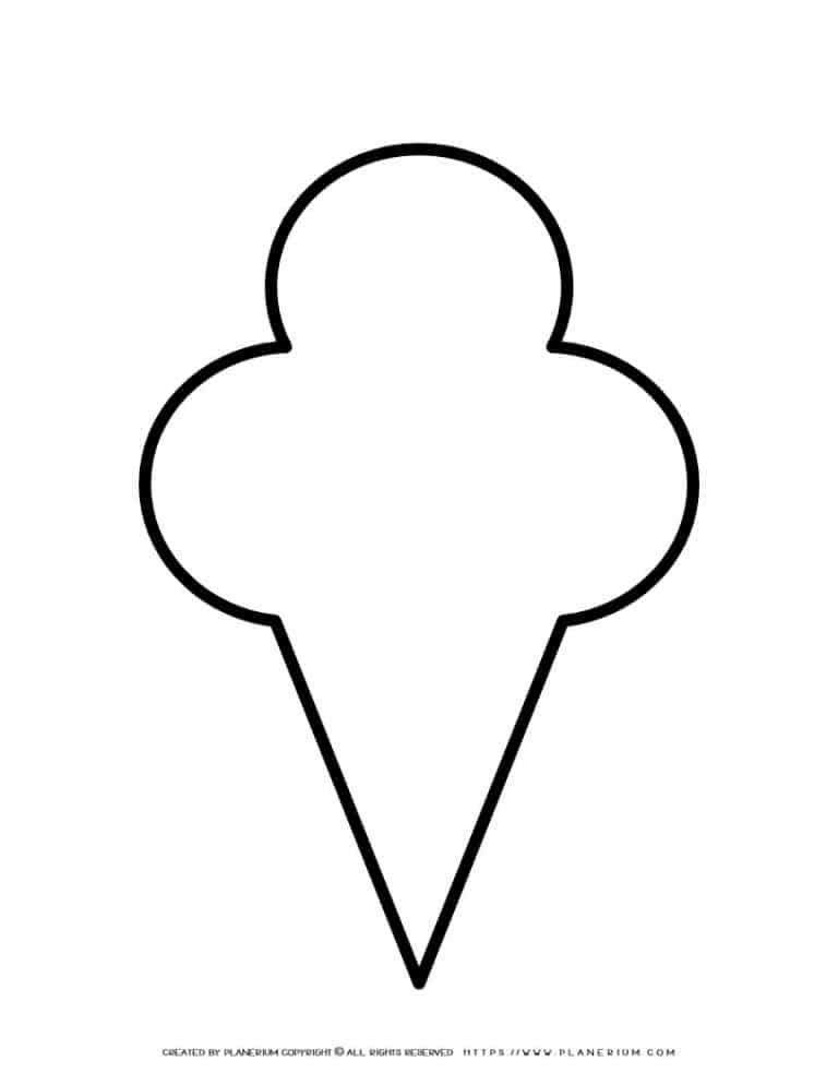 Ice Cream Cone Template | Planerium