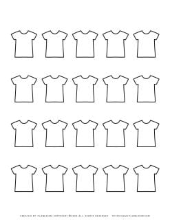 Shirt Template - Twenty Shirts | Planerium