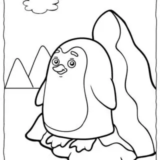 Cute Penguin - Coloring Page | Planerium