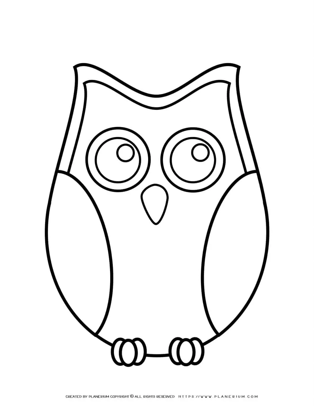 Owl Template | Planerium