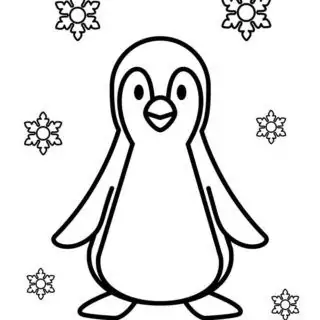 Penguin Coloring Page | Planerium