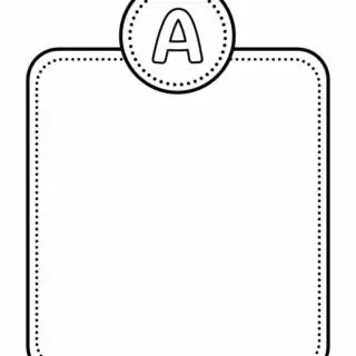 Alphabet Letter Templates - Letter A | Planerium