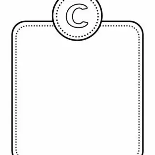 Alphabet Letter Templates - Letter C | Planerium