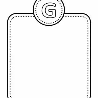 Alphabet Letter Templates - Letter G | Planerium