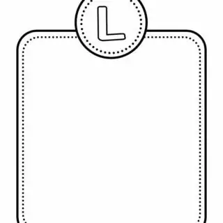 Alphabet Letter Templates - Letter L | Planerium