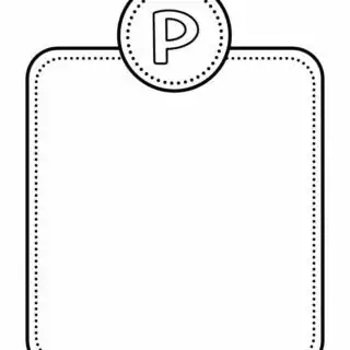 Alphabet Letter Templates - Letter P | Planerium