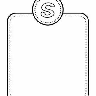 Alphabet Letter Templates - Letter S | Planerium