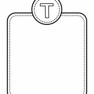 Alphabet Letter Templates - Letter T | Planerium
