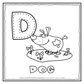 English Alphabet - Letter D | Planerium