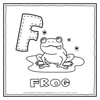 English Alphabet - Letter F | Planerium