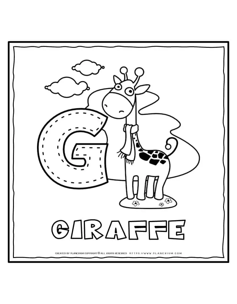 English Alphabet - Letter G | Planerium