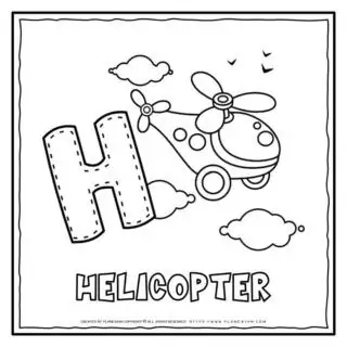 English Alphabet - Letter H | Planerium