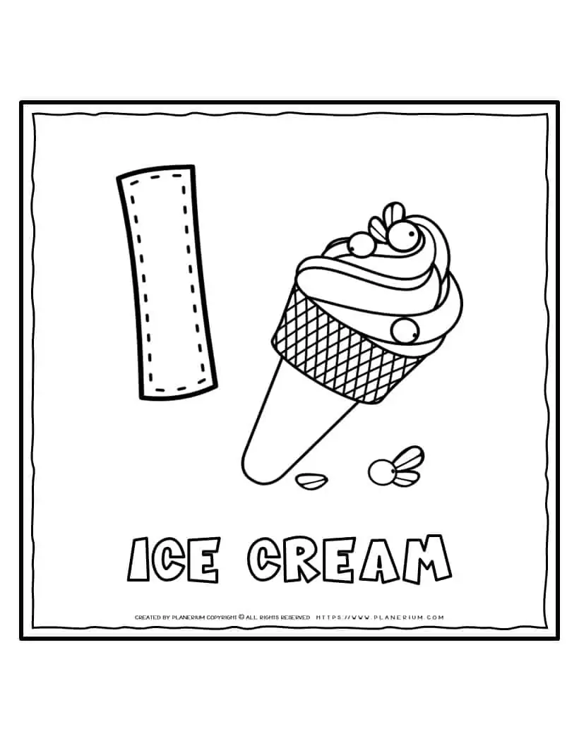 English Alphabet - Letter I | Planerium