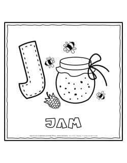 English Alphabet - Letter J | Planerium