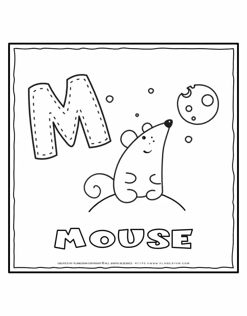 English Alphabet - Letter M | Planerium