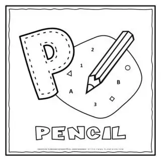 English Alphabet - Letter P | Planerium