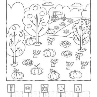 Thanksgiving Worksheet - Counting Math Activity | Planerium