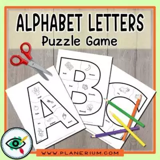 Alphabet Letters Puzzle Templates - Image 1