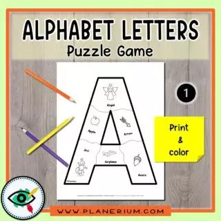 Alphabet Letters Puzzle Templates - Image 4