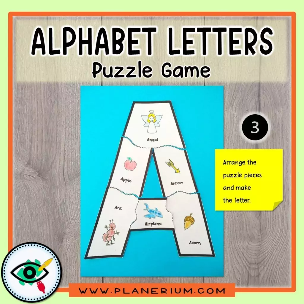 Alphabet Letters Puzzle Templates