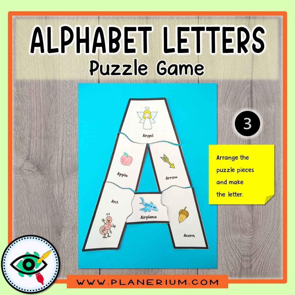 Alphabet Letters Puzzle Game | Planerium