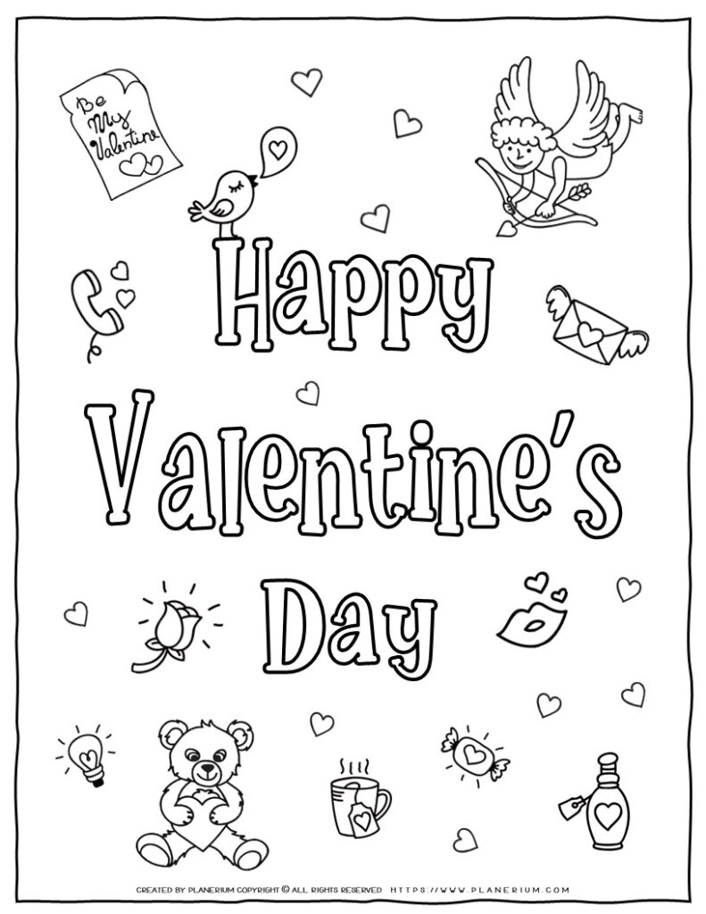 Valentines Day Worksheet - Broken Hearts Game | Planerium