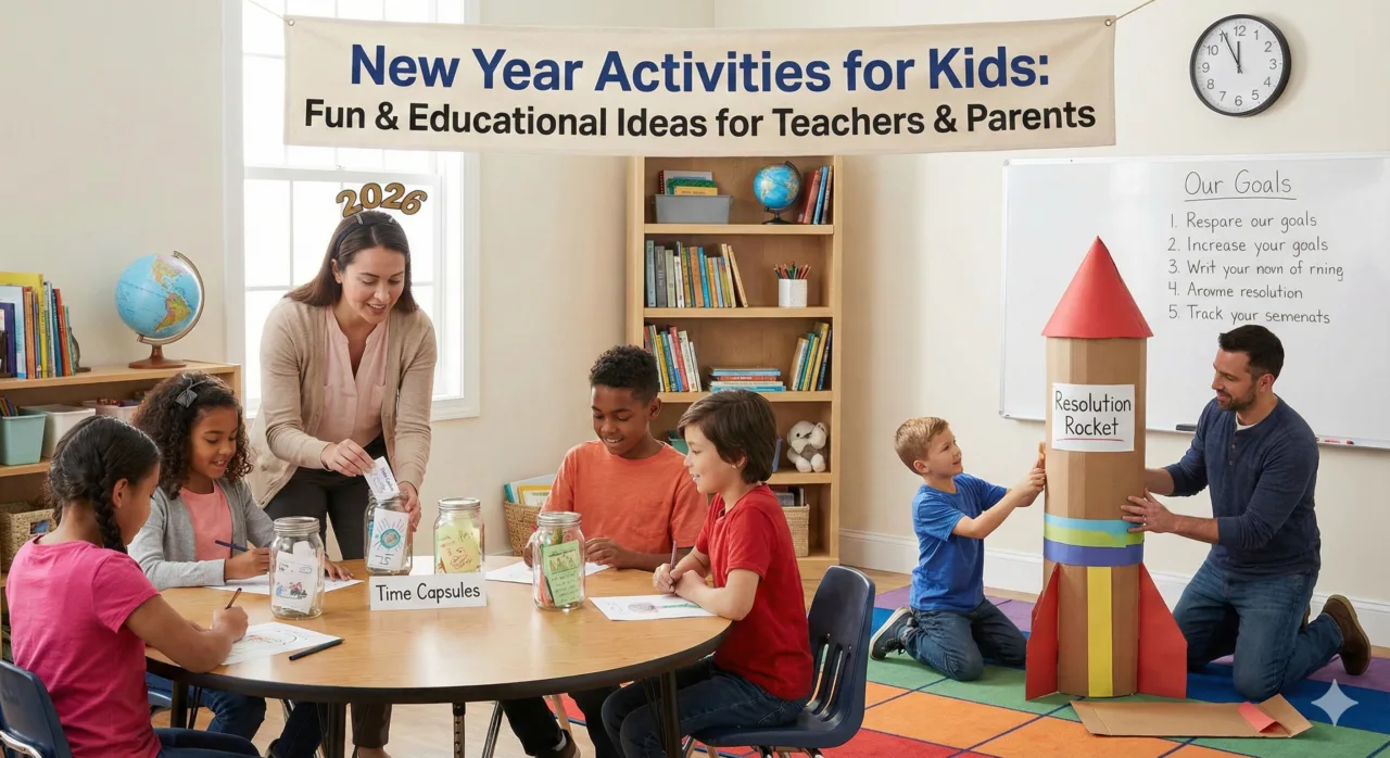 Free New Year activities for kids