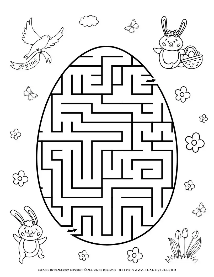 Easter Maze | Planerium