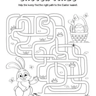 Easter Maze Printable | Planerium