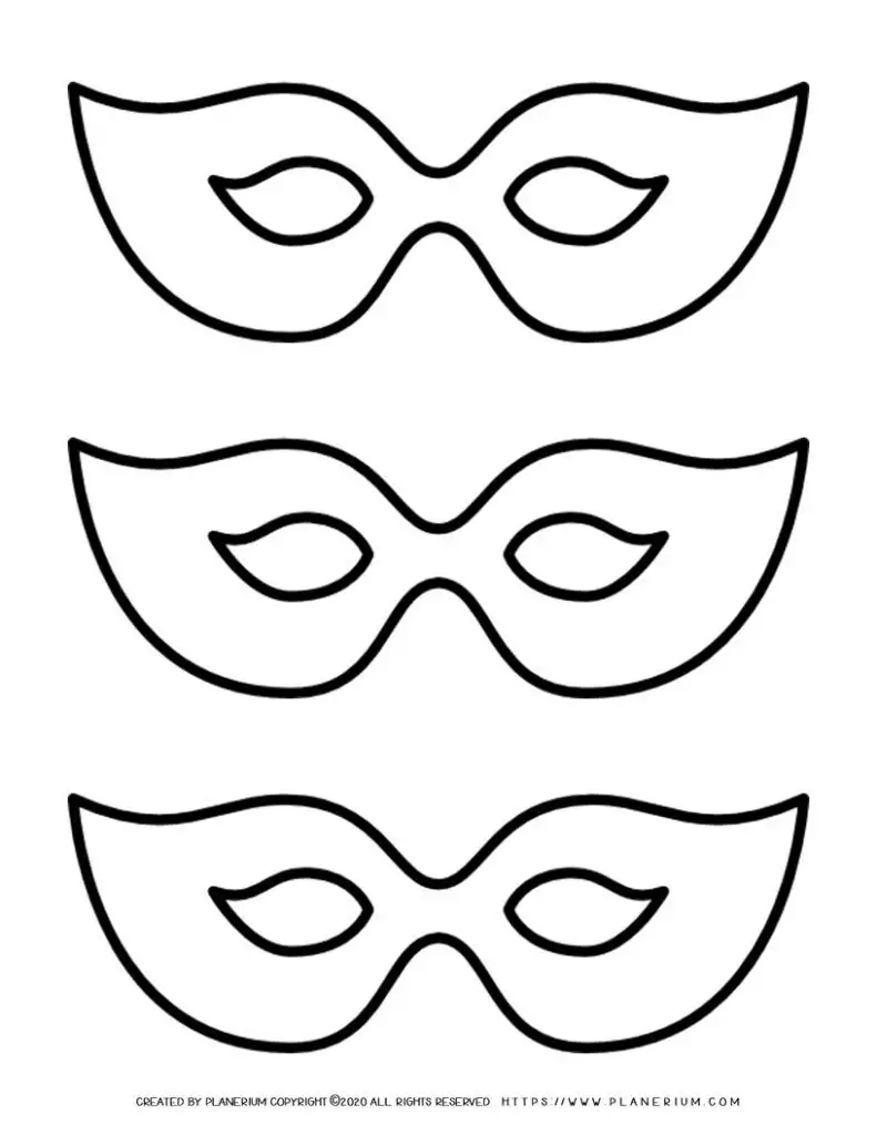 Mask Template Printable | Planerium
