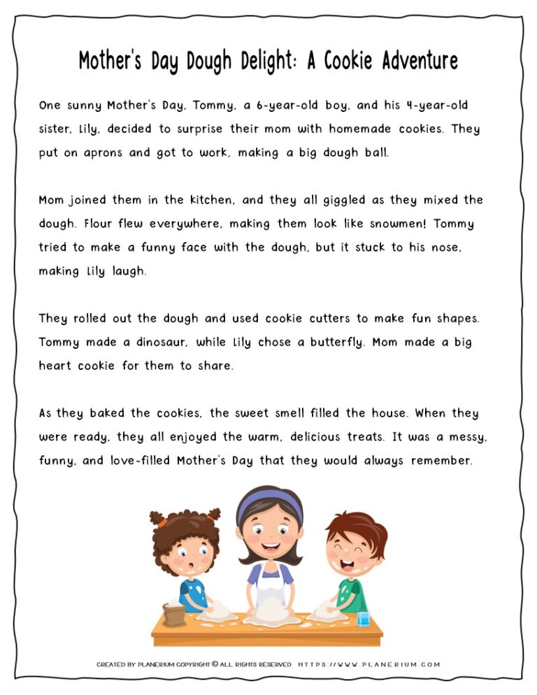 Celebrate Mother's Day with The Cookie Adventure Story for Kids