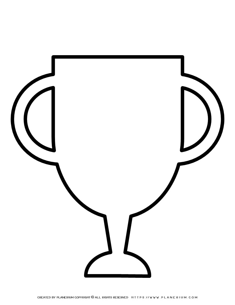 trophy outline