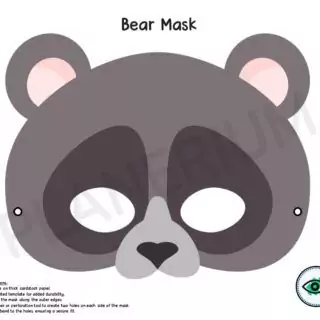 Colorful Animal Mask Templates For Kids - Image 2