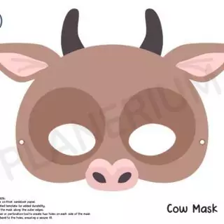 Colorful Farm Animal Mask Templates For Kids - Image 7