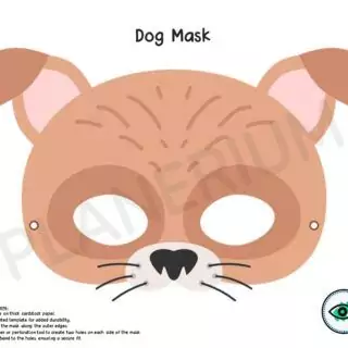 Colorful Farm Animal Mask Templates For Kids - Image 6