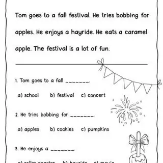 Fall Reading Comprehension Passages For Kids - Image 4