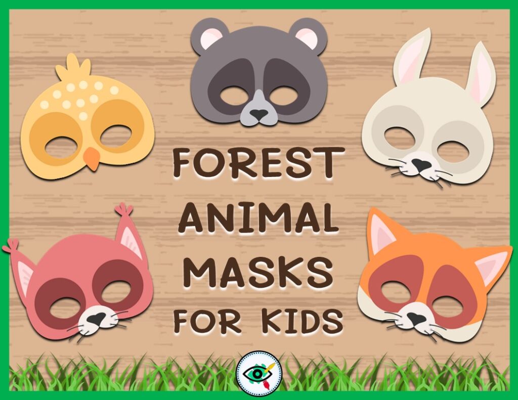 Colorful Animal Mask Templates - Engaging Craft Activity for Kids