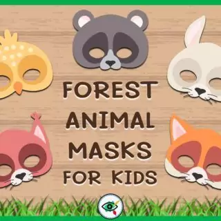 forest animal masks for kids image title