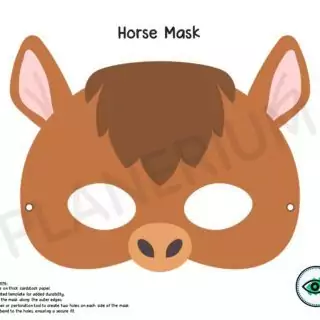Colorful Farm Animal Mask Templates For Kids - Image 5