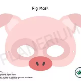 Colorful Farm Animal Mask Templates For Kids - Image 2