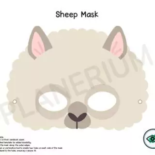 Colorful Farm Animal Mask Templates For Kids - Image 8