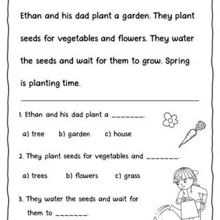 Spring Reading Comprehension Passages For Kids - Image 4