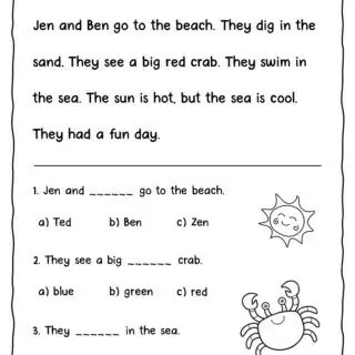 Summer Reading Comprehension Passages For Kids - Image 5
