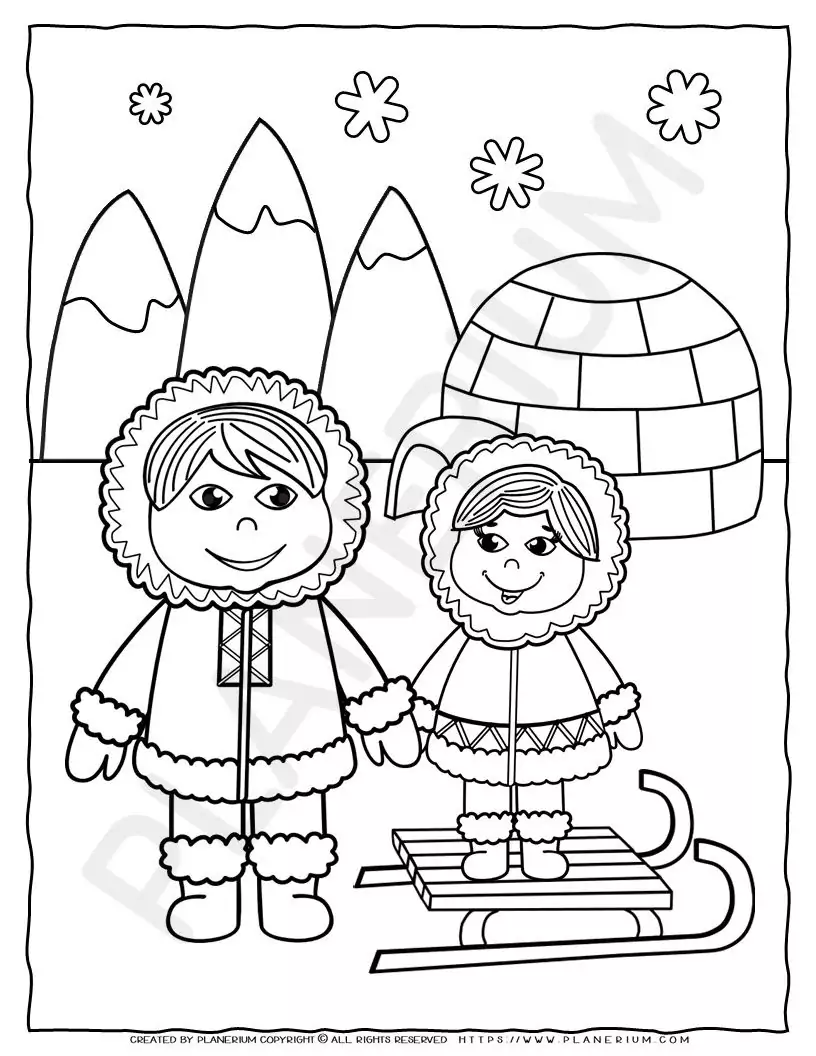 Winter Story For Kids - The Great Ice Slide Adventure