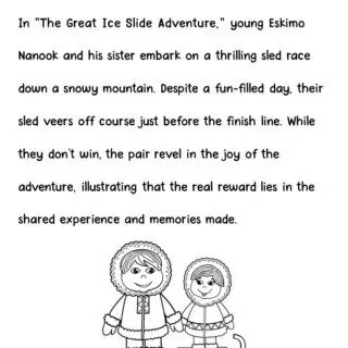 Winter Story For Kids - The Great Ice Slide Adventure - Image 2