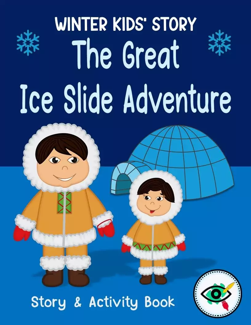 Winter Story For Kids - The Great Ice Slide Adventure