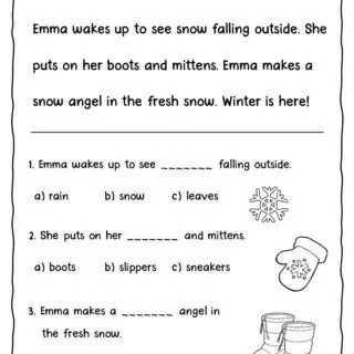 Seasons Reading Comprehension Passages For Kids - Image 6