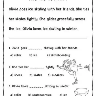 Winter Reading Comprehension Passages For Kids - Image 3