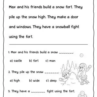 Seasons Reading Comprehension Passages For Kids - Image 7
