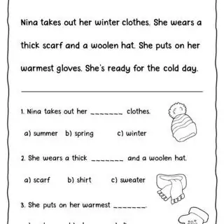 Winter Reading Comprehension Passages For Kids - Image 4
